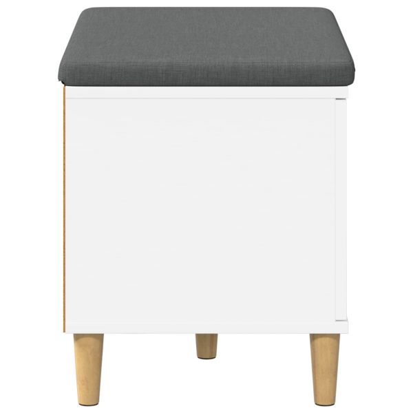 Пейка за коридор с възглавница с врата Бяло 60 x 38 x 46 см