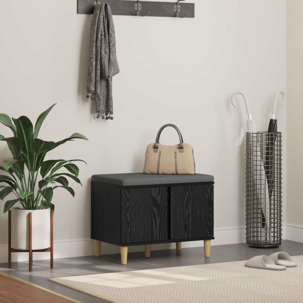 Пейка за коридор с възглавница Черния дъб 60 x 38 x 46 см