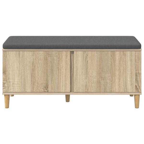 Пейка за коридор с възглавница Сонома дъб 60 x 38 x 46 см