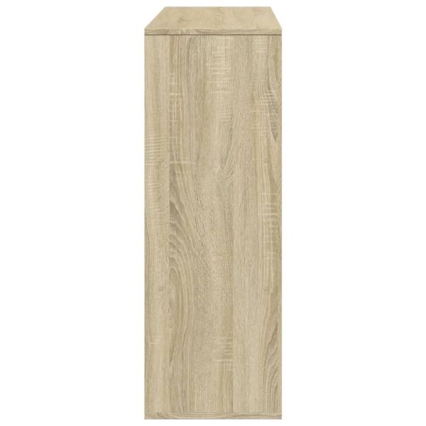 Разделител за стая, сонома дъб, 100x33x94,5 см, инженерно дърво