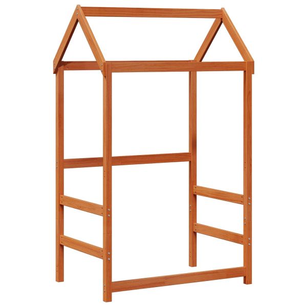 Комплект легло за деня 2 pcs Кафяво с восъчно покритие