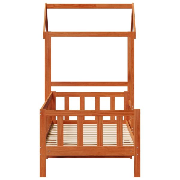 Комплект легло за деня 2 pcs Кафяво с восъчно покритие