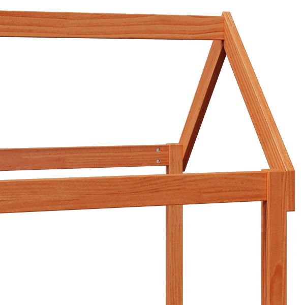 Комплект легло за деня 2 pcs Кафяво с восъчно покритие