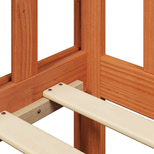 Комплект легло за деня 2 pcs Кафяво с восъчно покритие