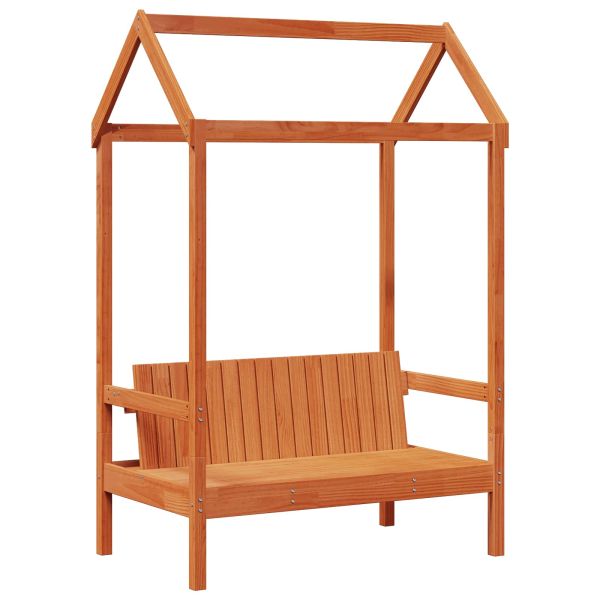 Комплект легло за деня 3 pcs Кафяво с восъчно покритие