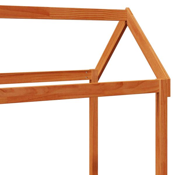 Комплект легло за деня 3 pcs Кафяво с восъчно покритие