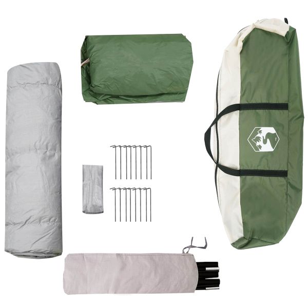 Бърза палатка ALTA Зелен 458 x 400 x 230 см Стомана