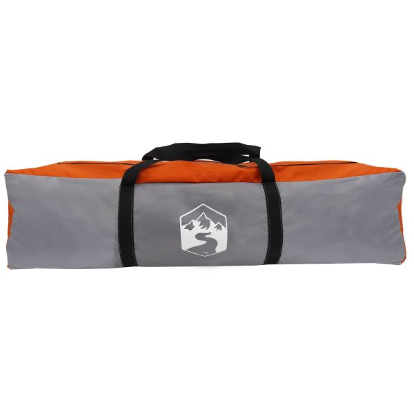 Бърза палатка ALTA Сив и оранжев 458 x 400 x 230 см Стомана