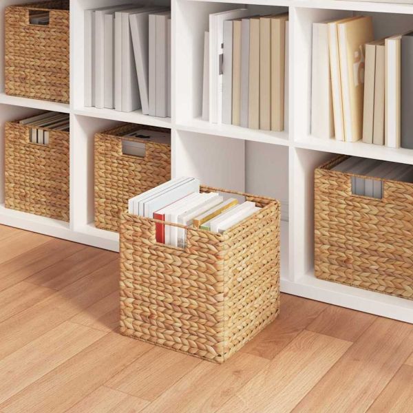 Кошници за съхранение 2 pcs Естествен 28 x 28 x 28 см