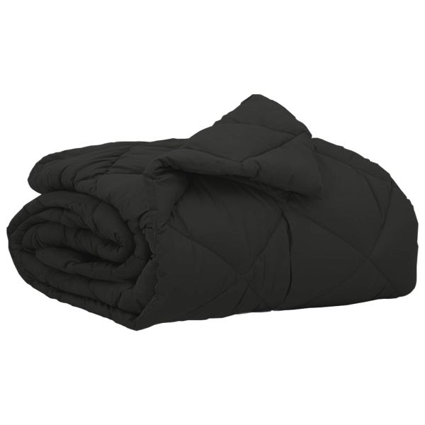 Летен юрган Черно 220 x 140 cm Микрофибър