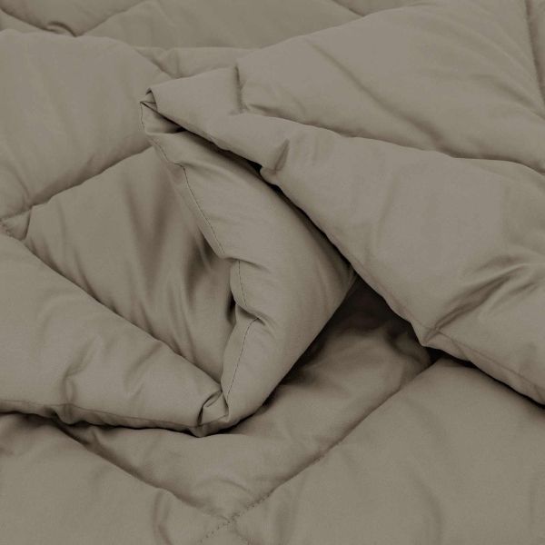 Пълно годишно юрганче Светлосиво 220 x 155 см Микрофибър