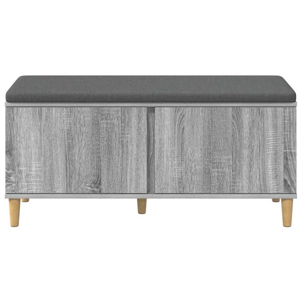 Пейка за коридор с възглавница Сив Сонома 60 x 38 x 46 см