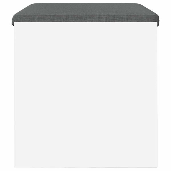 Пейка за коридор с възглавница Бяло 63 x 38 x 40 см