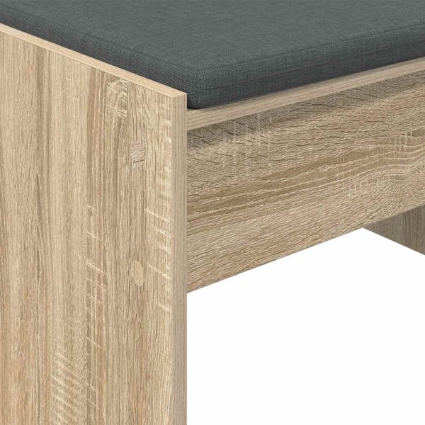 Пейка за коридор с възглавница Сонома дъб 60 x 38 x 46 см