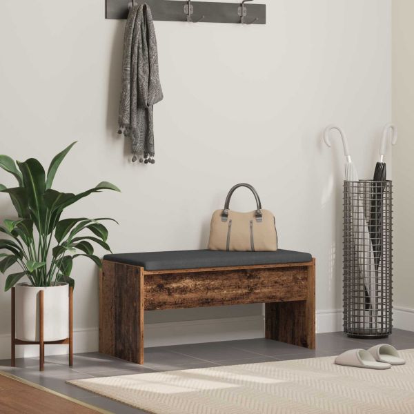 Пейка за коридор с възглавница Старо дърво 83 x 38 x 40 см