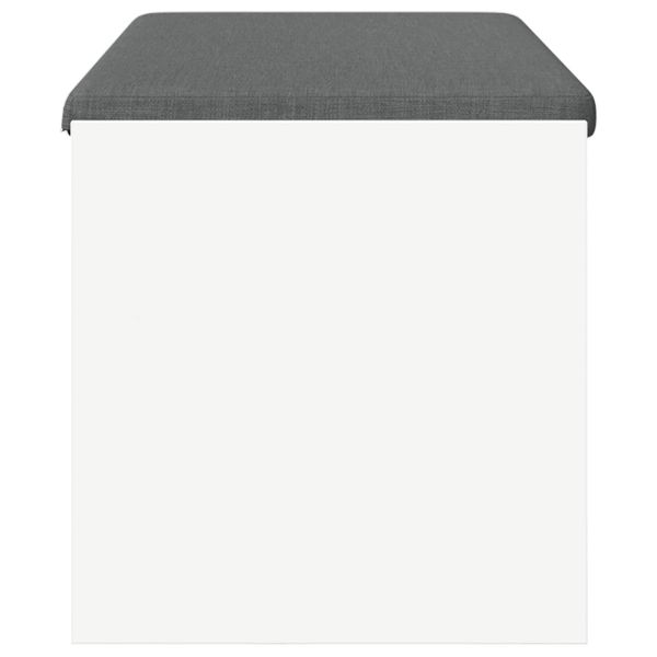 Пейка за коридор с възглавница Бяло 103 x 38 x 40 см