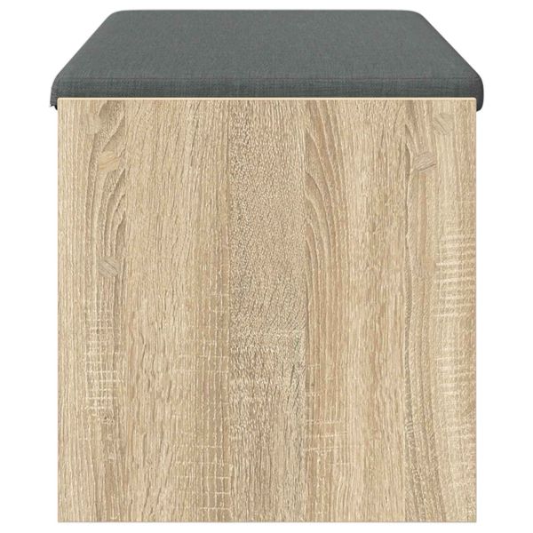 Пейка за коридор с възглавница Сонома дъб 100 x 38 x 46 см