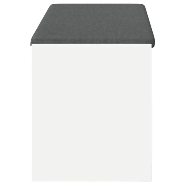 Пейка за коридор с възглавница с рафт Бяло 103 x 38 x 45 см