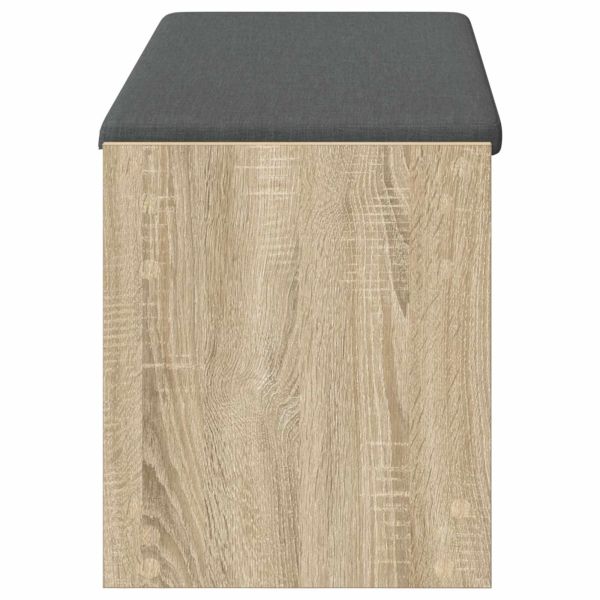 Пейка за коридор с възглавница Сонома дъб 103 x 38 x 45 см