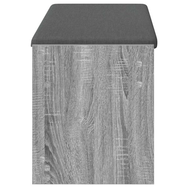 Пейка за коридор с възглавница Сив Сонома 100 x 38 x 46 см