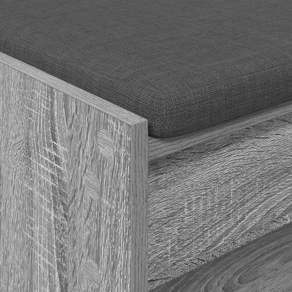 Пейка за коридор с възглавница Сив Сонома 100 x 38 x 46 см