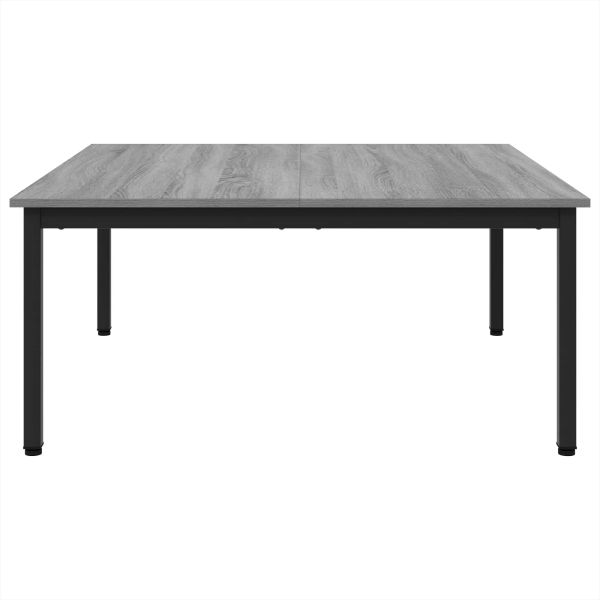 Масичка за кафе Сив Сонома 100 x 100 x 45 cm Инженерно дърво