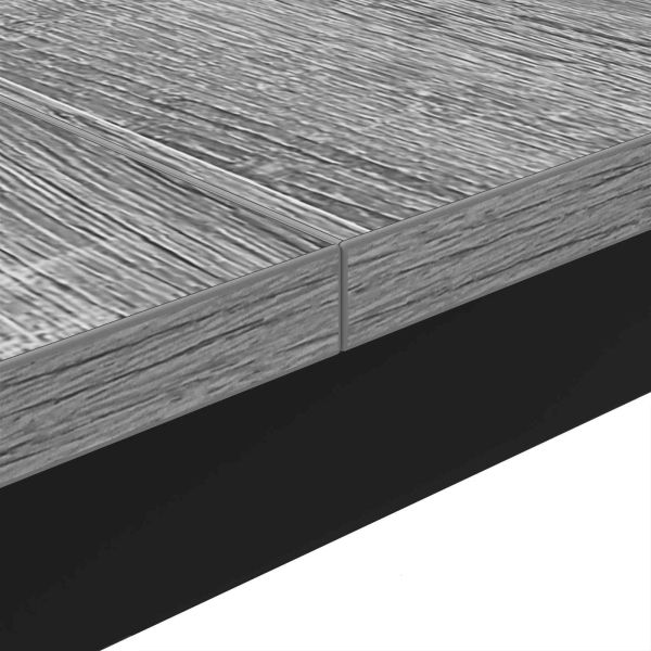 Масичка за кафе Сив Сонома 100 x 100 x 45 cm Инженерно дърво