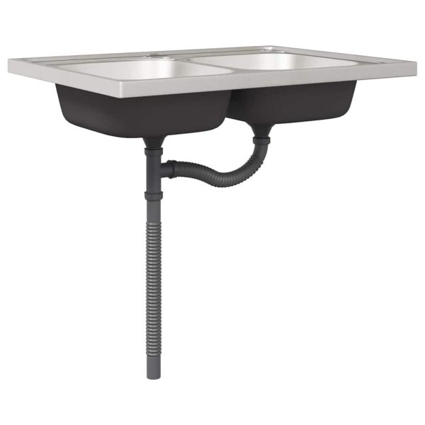 Кухненски шкаф с врата Kalmar Лъскаво бяло 80 x 46 x 81,5 см