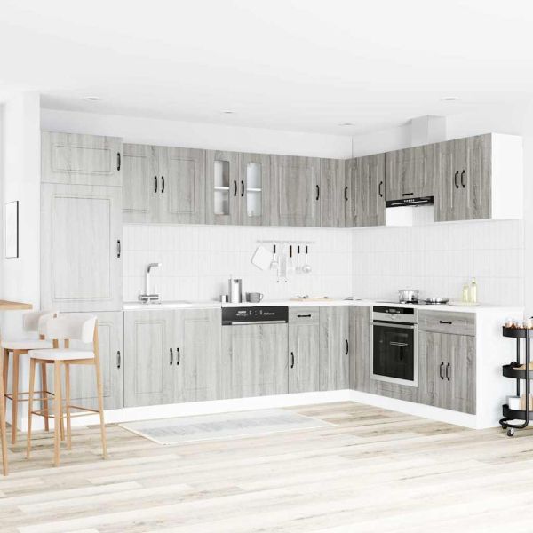 Кухненски шкаф с врата Kalmar Сив Сонома 80 x 46 x 81,5 см