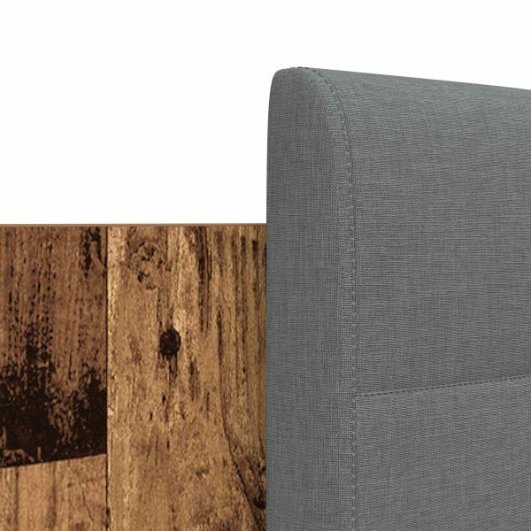 Леглова рамка с табла Старо дърво 200 x 200 cm Инженерно дърво