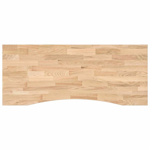 Бюро със съхранение Бял и натурален 120 x 60 cm Масивен дъб