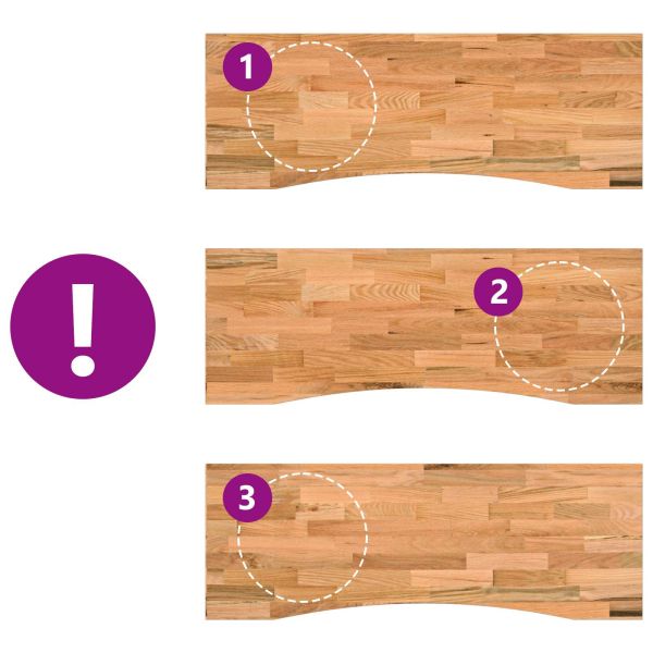 Бюро със съхранение Бял и светъл кафяв 140 x 60 cm Масивен дъб