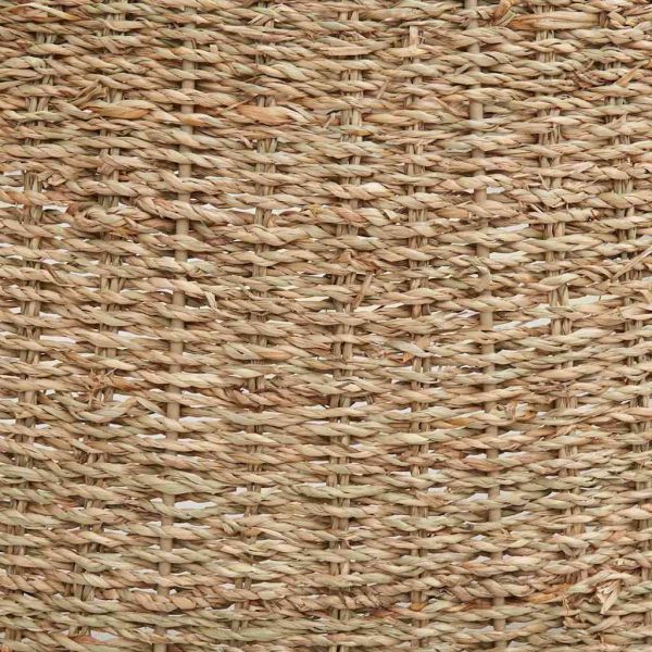 Коло за коледно дърво Кафяво 105 x 105 x 28 см Морска трева