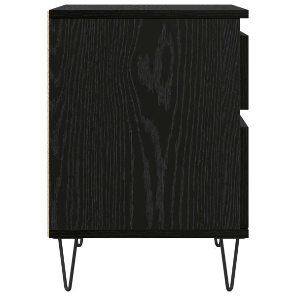 Шкаф за легло Черния дъб 40 x 35 x 50 см Инженерно дърво