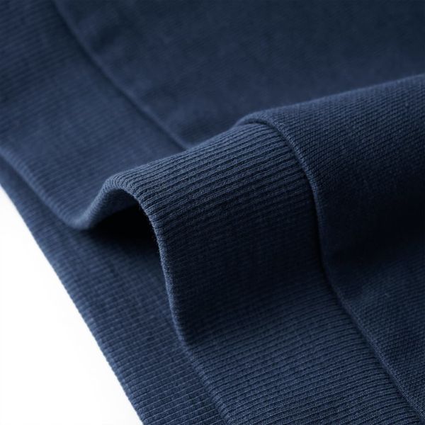 Детски суитшърт, тъмносин меланж, 128