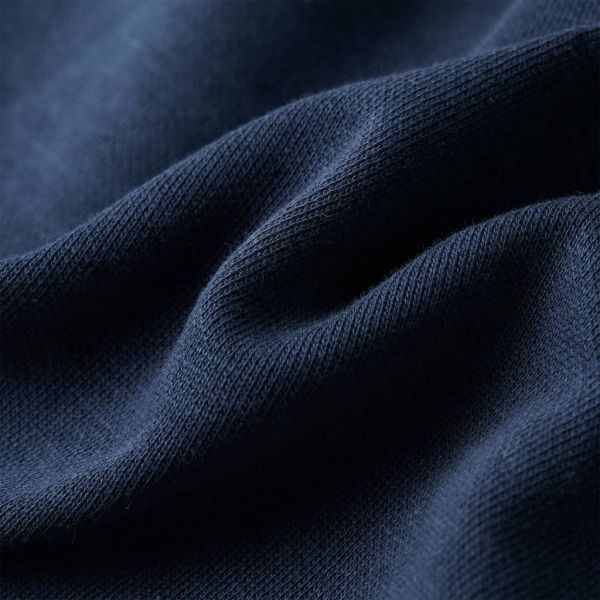 Детски суитшърт, тъмносин меланж, 128