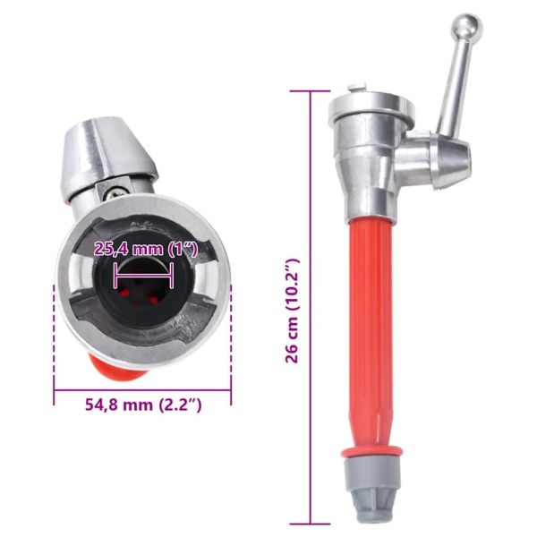 Струйник за противопожарен маркуч с D съединител