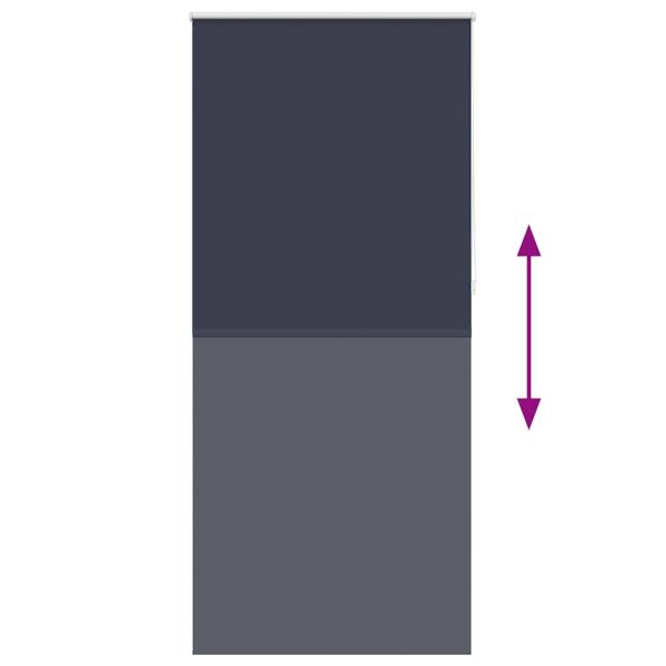 Затъмняваща ролетна щора 84,4x230 см, ширина на плата 80 см, морска