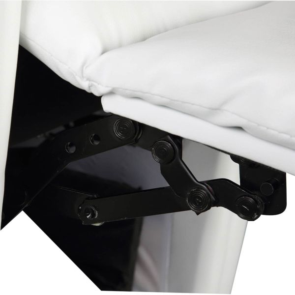 Електрически масажен стол Кремаво бяло 78 x 148 x 71 см