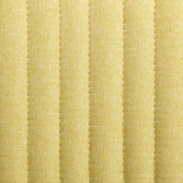 Трапезни столове, 6 бр, зелени, текстил