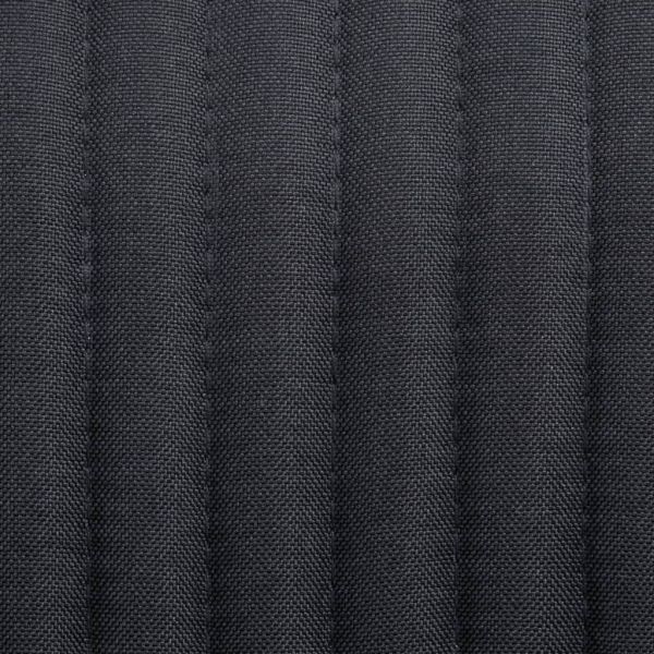 Трапезни столове, 4 бр, черни, текстил