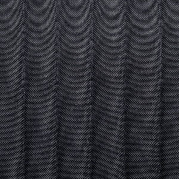 Трапезни столове, 6 бр, черни, текстил