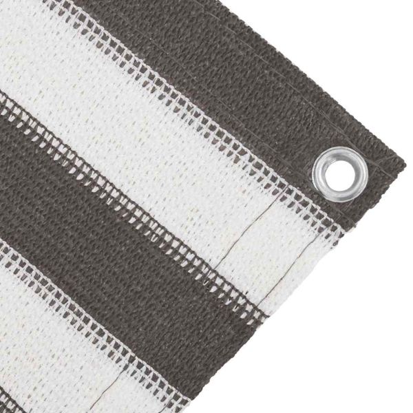 Килим за палатка, 250x300 см, антрацит и бяло