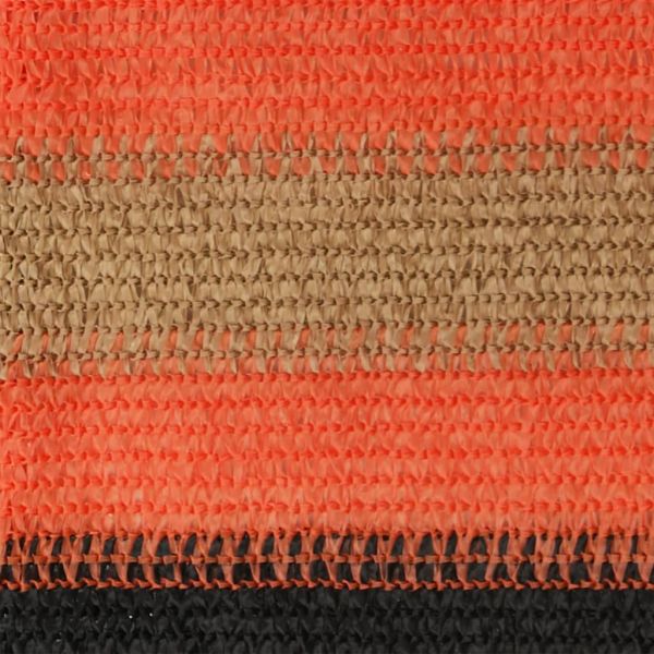 Балконски параван, многоцветен, 75x500 см, HDPE