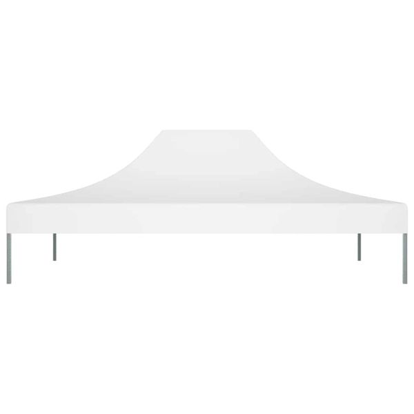 Покривало за парти шатра, 4x3 м, бяло, 270 г/м²