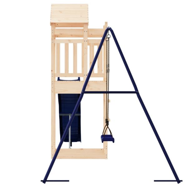 Комбинирано детско съоръжение за игра на открито, бор масив