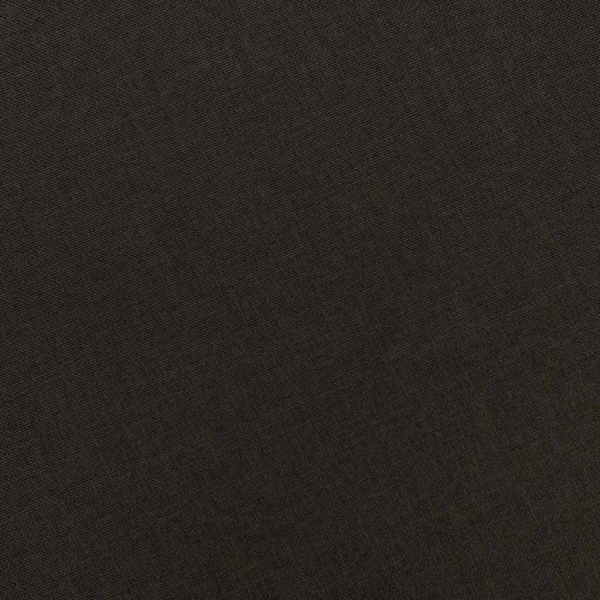 Фотьойл с табуретка за крака, тъмнокафяв, текстил