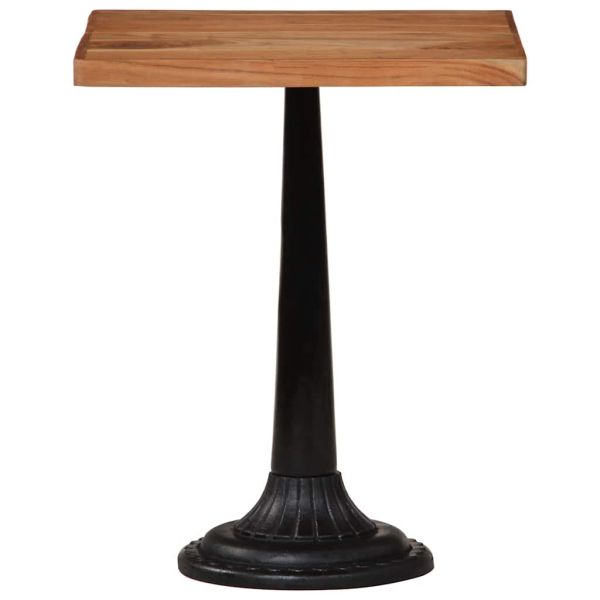 Бистро маса, 60x60x76 см, акациево дърво масив