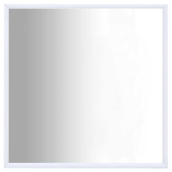 Огледало, бяло, 50x50 см