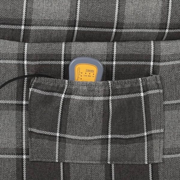 Масажен наклоняем стол, сив, текстил